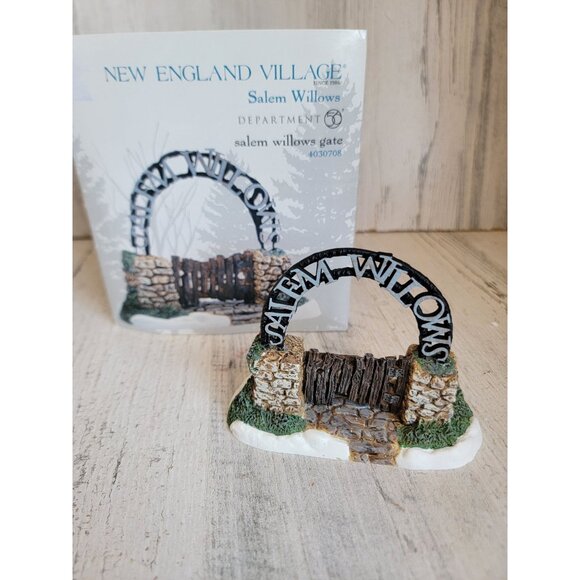 Dept 56 4030708 NEW Salem willows gate New England village accessory - Picture 1 of 7